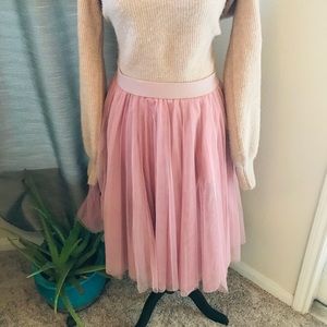 Blush Tulle Skirts